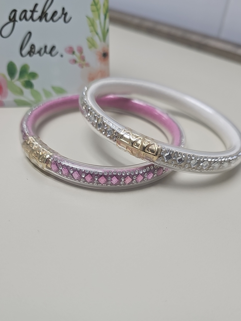 Budha All Weathers Bangles A Tzubbie Sized Bangle Infused With Bold 8mm Crystal.